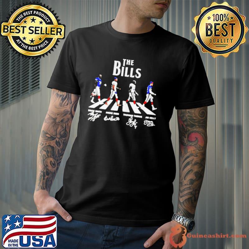 2022 the Bills abbey road signatures shirt