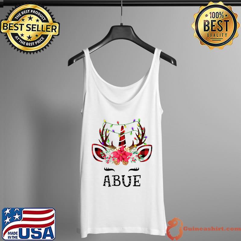 Abue Reindeer - Christmas Gift for Grandma T- Tank Top