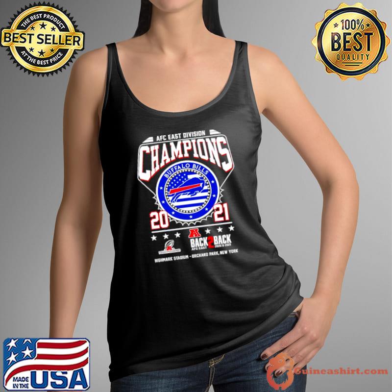 AFC East Champions 2021 Buffalo Bills back 2 back Tank Top