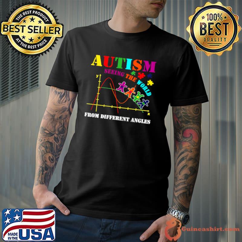 Autism Seeing The World From Different Angels Shirt