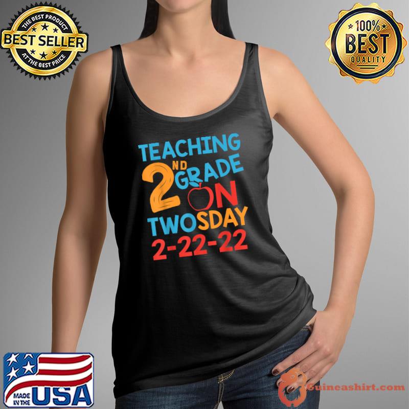 Awesome 22222 Twosday Shirt Teaching 2ND February 2022 Twosday T-Shirt Tank Top