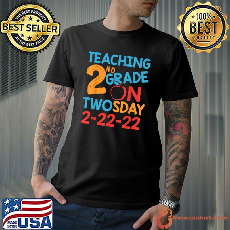 Awesome 22222 Twosday Shirt Teaching 2ND February 2022 Twosday T-Shirt Unisex