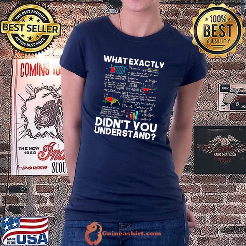 Awesome Funny Science Gift Idea Physicist Math Physics T-Shirt Ladiestee