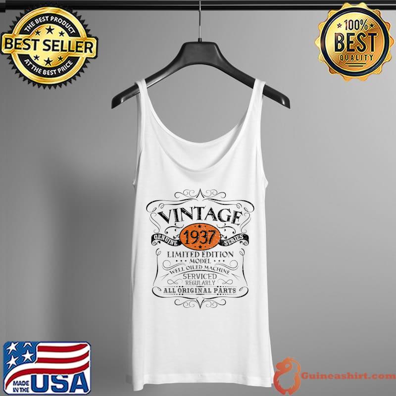 Awesome Vintage 1937 85th Birthday Gift Men Women Original Design Sweat Tank Top