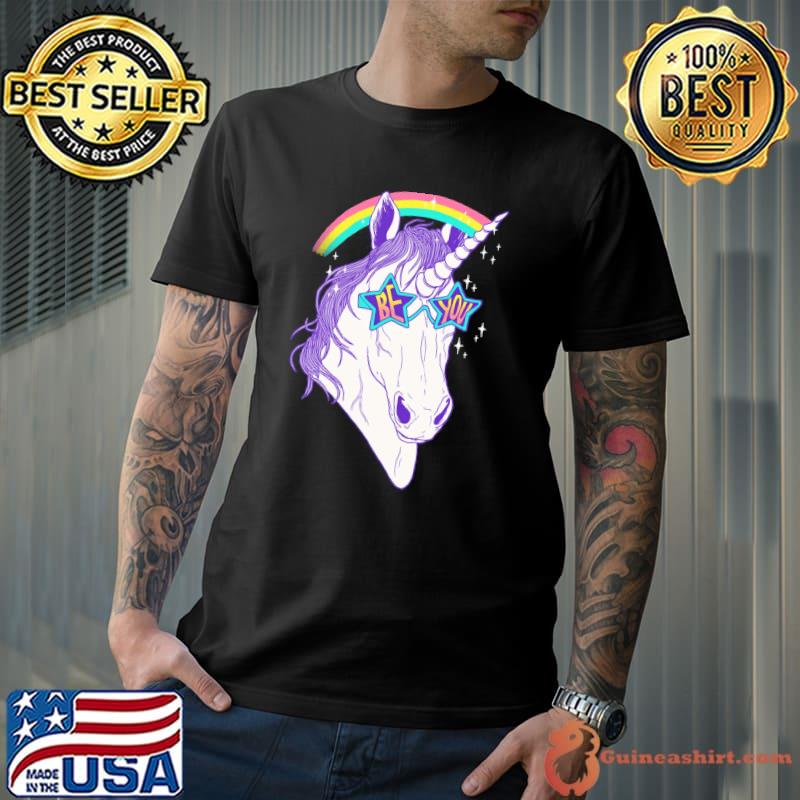 Be You Rainbow Unicorn Unisex T-Shirt
