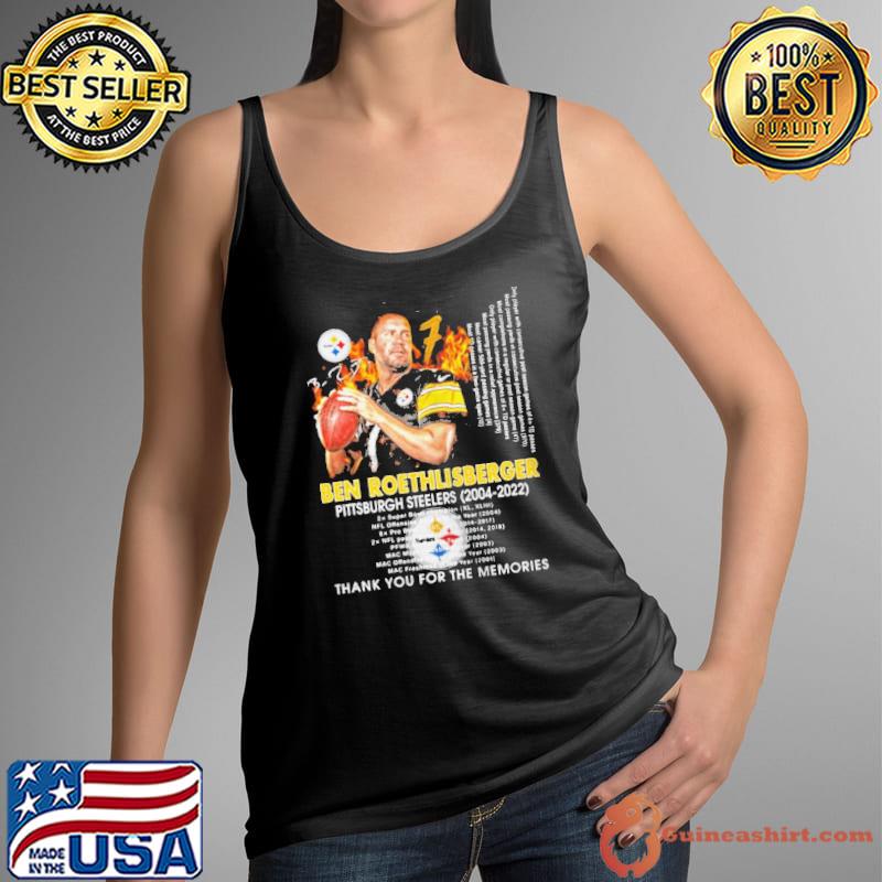 Ben Roethlisberger 2004-2022 Thank You For The Memories Shirt