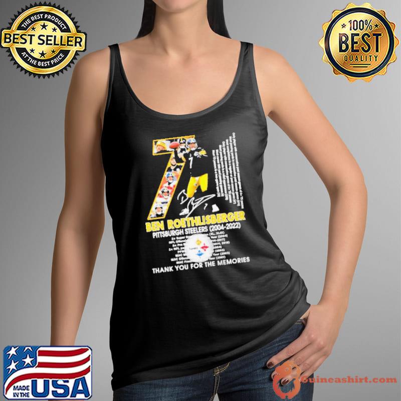 Ben Roethlisberger 2004-2022 Thank You For The Memories Shirt