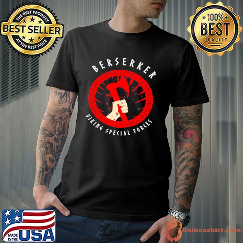 Berserker Viking Special Forces Odin Wotan Norse Warrior Pullover Shirt