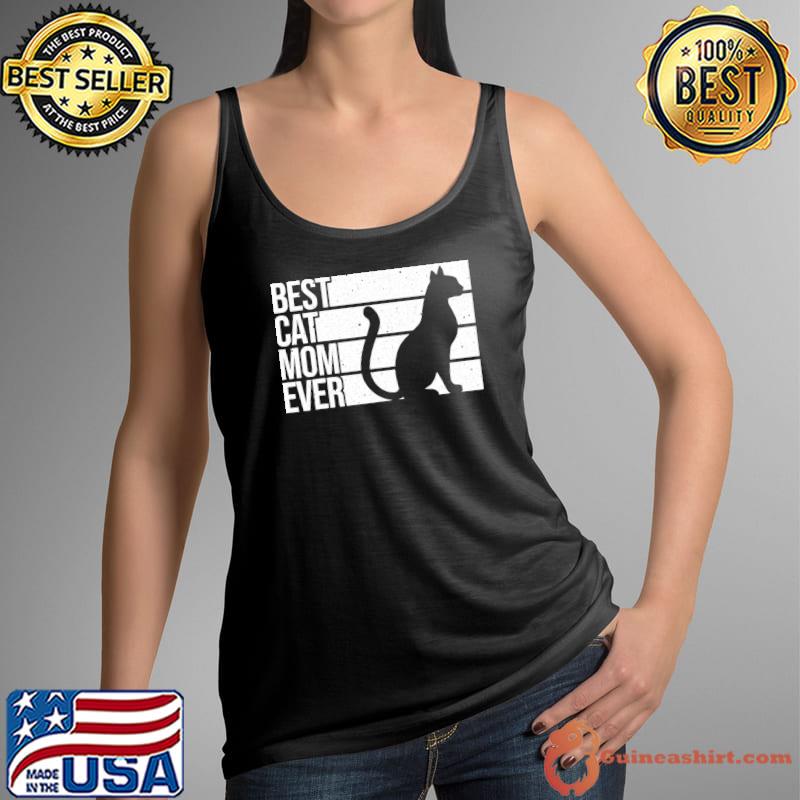 Best Cute Cat Mom Art For Women Girl Cat Pet Animal Kitten Lovers T- Tank Top