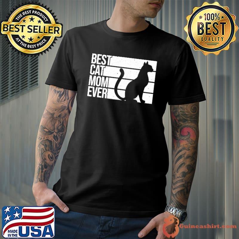 Best Cute Cat Mom Art For Women Girl Cat Pet Animal Kitten Lovers T- Unisex