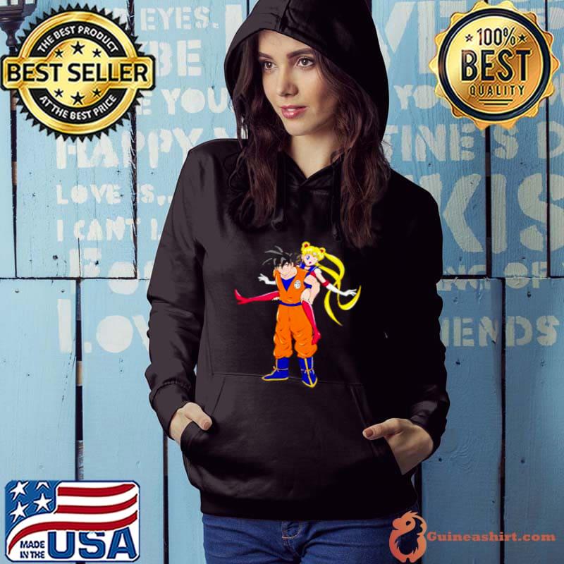 Best goku and Sailor Moon Active shirt