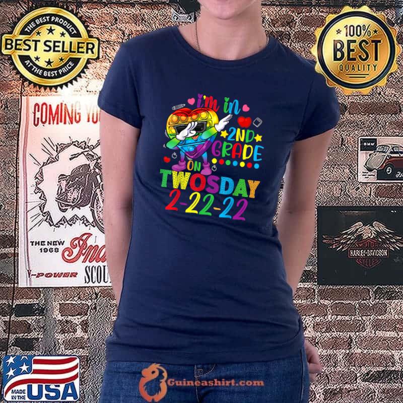 Best I'm 2nd Grade On Twosday 02222022 Tuesday, February 2nd T-Shirt Ladiestee