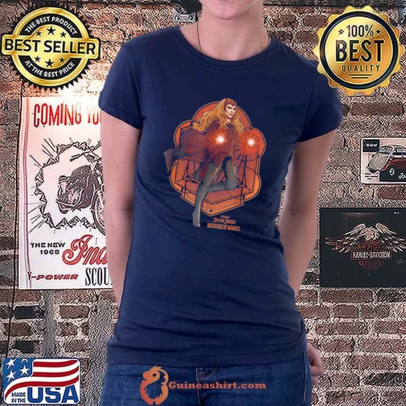 Best Marvel Doctor Strange 2 Scarlet Witch Floating Poster Shirt Ladiestee