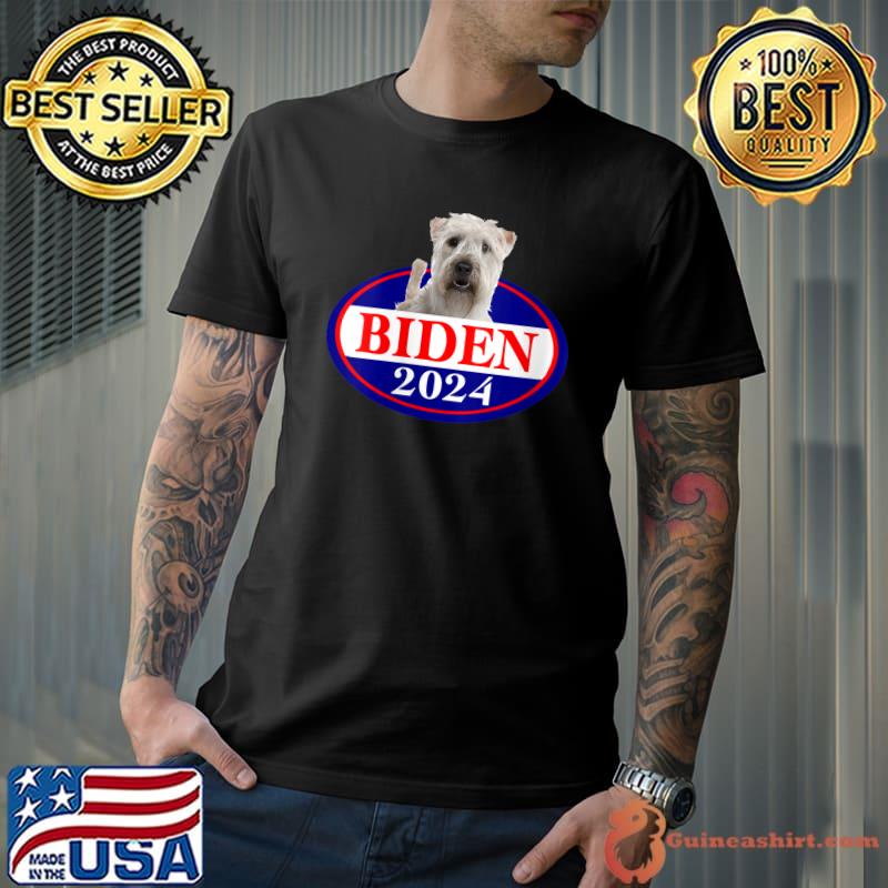 Biden 2024 Soft Coated Wheaten Terrier T-Shirt