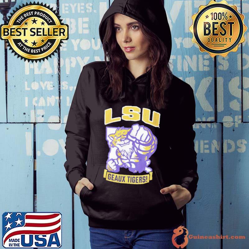 Champion Lsu Tigers Youth Purple Strong Mascot Unisex T-Shirt