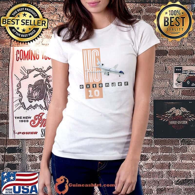 Classic Blue & White KC-10 T-Shirt Ladiestee