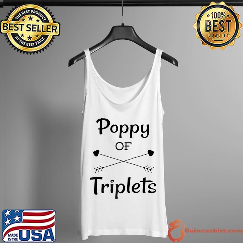 Funny Poppy of Triplets Raglan Baseball T Shirt Tank Top