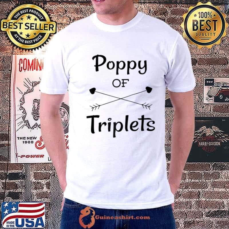 Funny Poppy of Triplets Raglan Baseball T Shirt Unisex