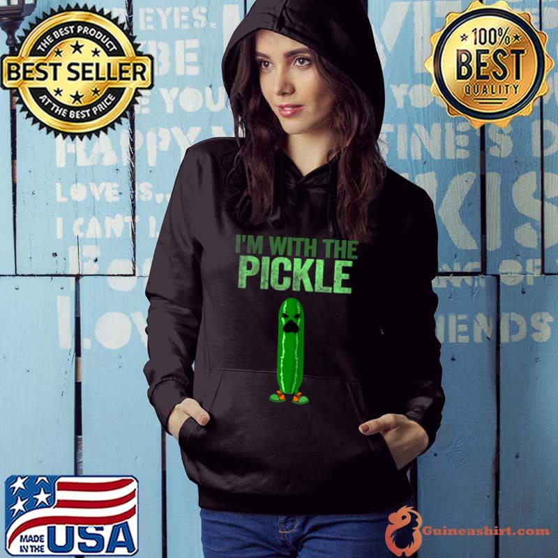 I'm With The Pickle Halloween Costume Party T- Hoodie