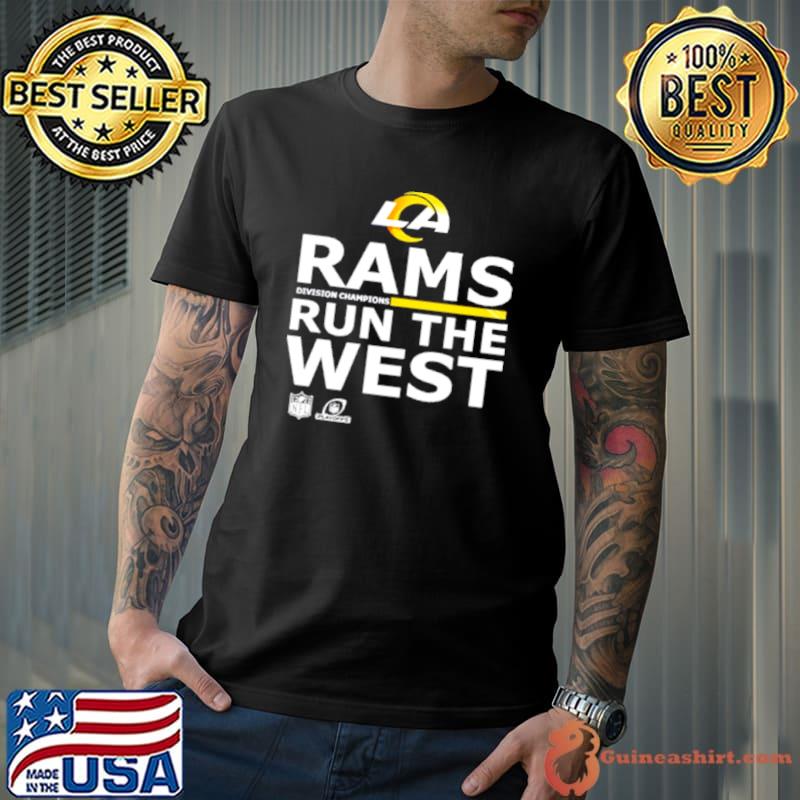 Los Angeles Rams Run The West 2022 Division Champions Shirt