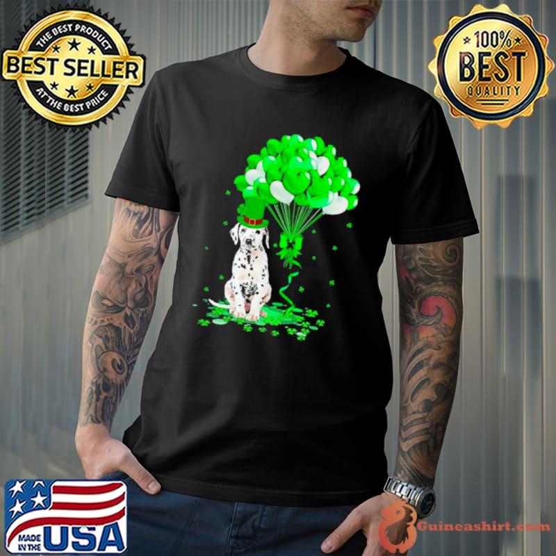 Lucky Balloon Dalmatian Dog Hearts Valentine’s Day Shirt