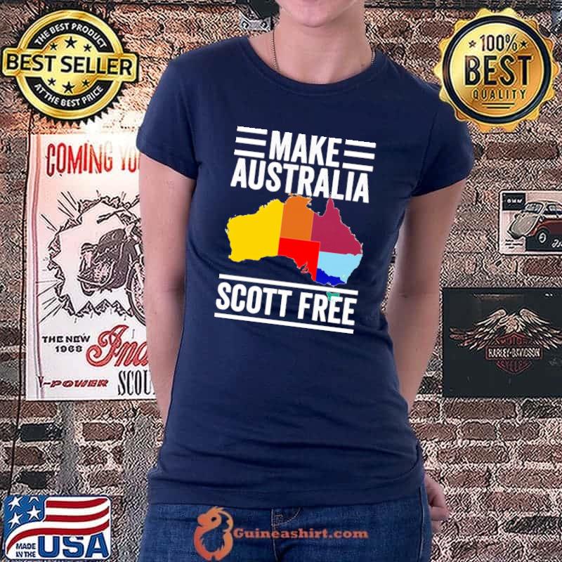 Make Australia Scott Free Unisex T-Shirt Ladiestee