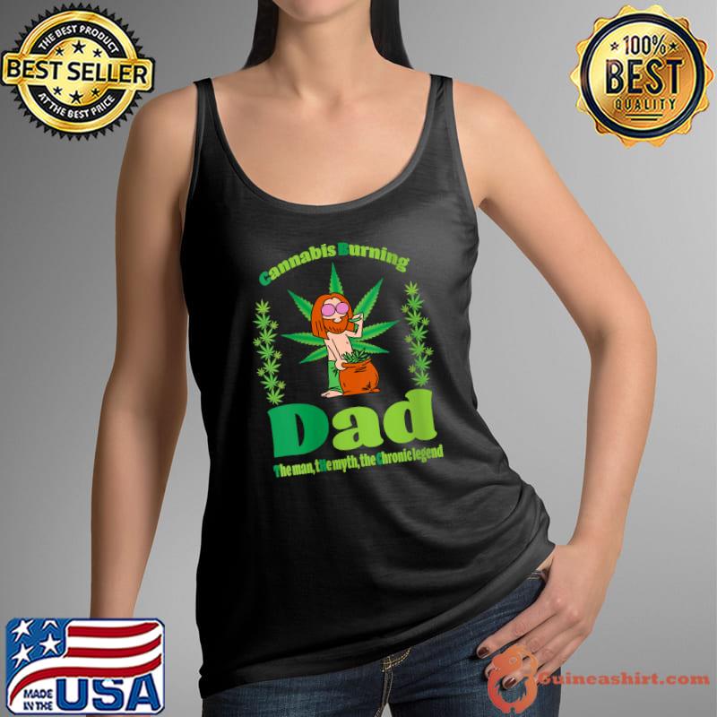 Nice CBD The Man The Myth The Legend Stoner Dad Marijuana T-Shirt Tank Top
