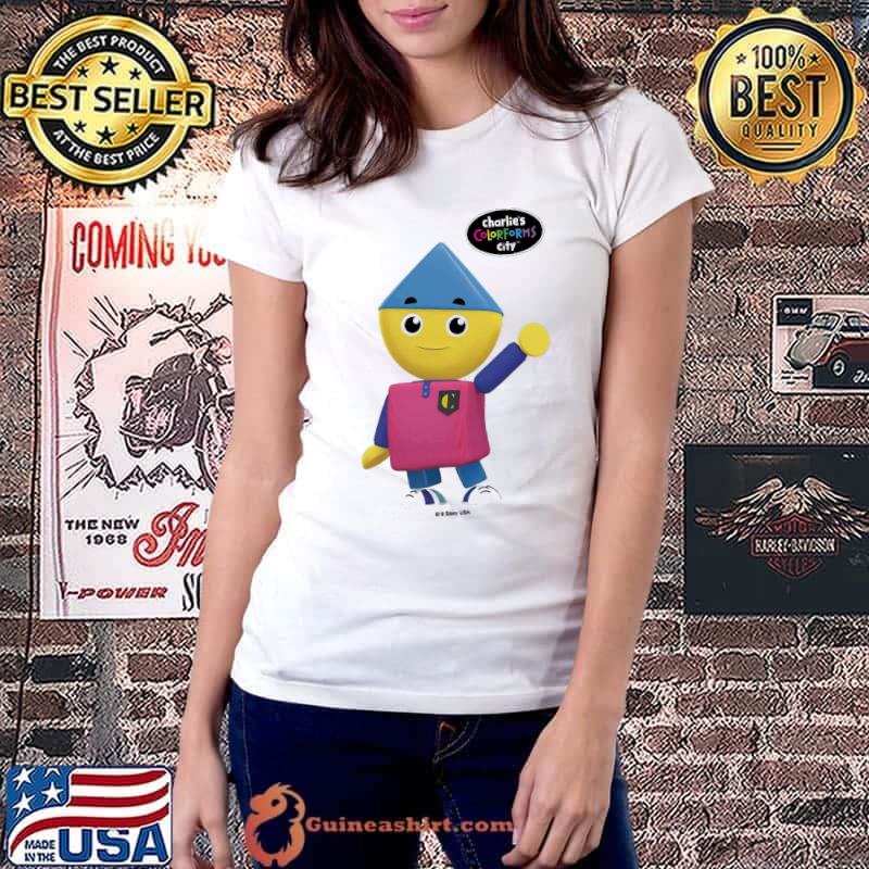 Nice Charlie Colorforms City Charlie Waving Unisex T-Shirt Ladiestee