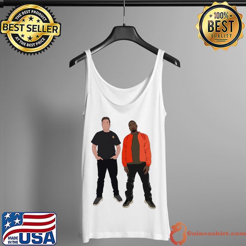 Nice Kanye West And Elon Musk Unisex T-Shirt Tank Top