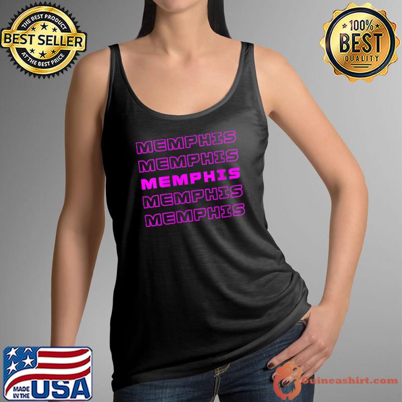 Nice Memphis City, Memphis Tennessee pink style T- Tank Top