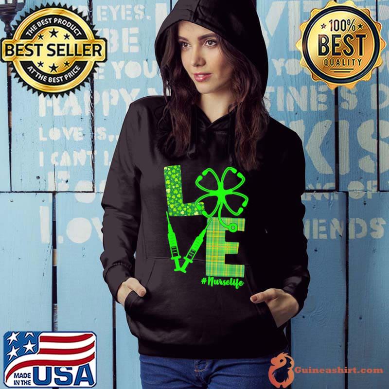 Nice Vaccine Nurse St. Patrick’s Love T-Shirt