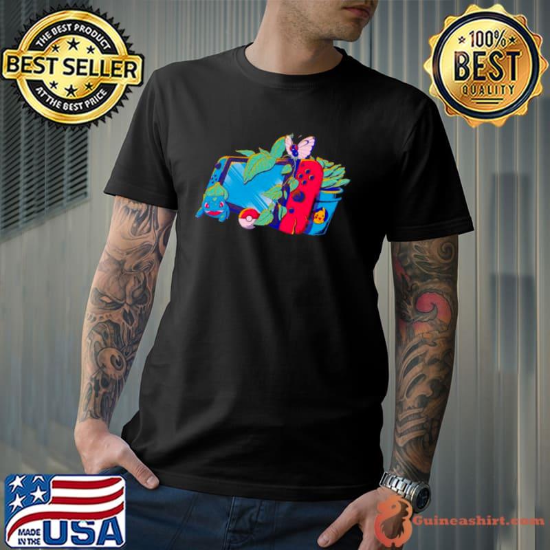 Nintendo Switch p gamer gaming geek shirt