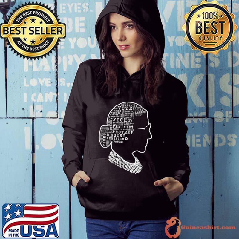 Notorious RBG - Ruth Bader Ginsburg Intersectional Feminist T-Shirt Hoodie