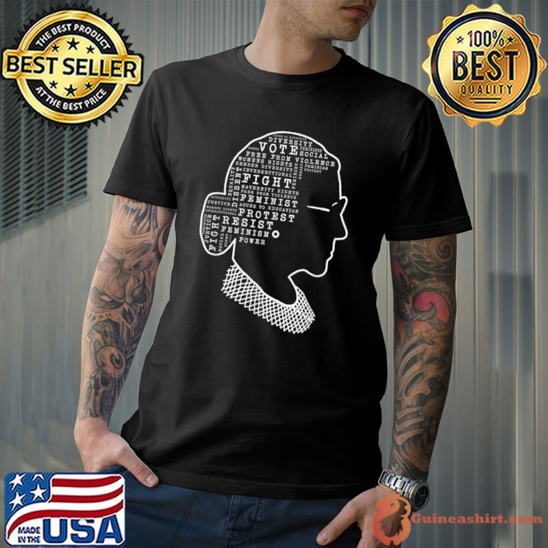 Notorious RBG - Ruth Bader Ginsburg Intersectional Feminist T-Shirt