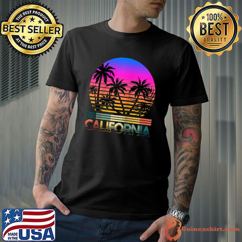Official Retro Beach Tropical Californian Summer CA California T-Shirt