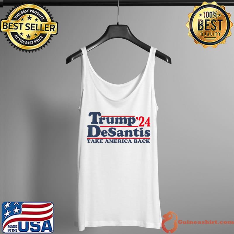 Official Trump DeSantis 2024 Take America Back T-Shirt Tank Top