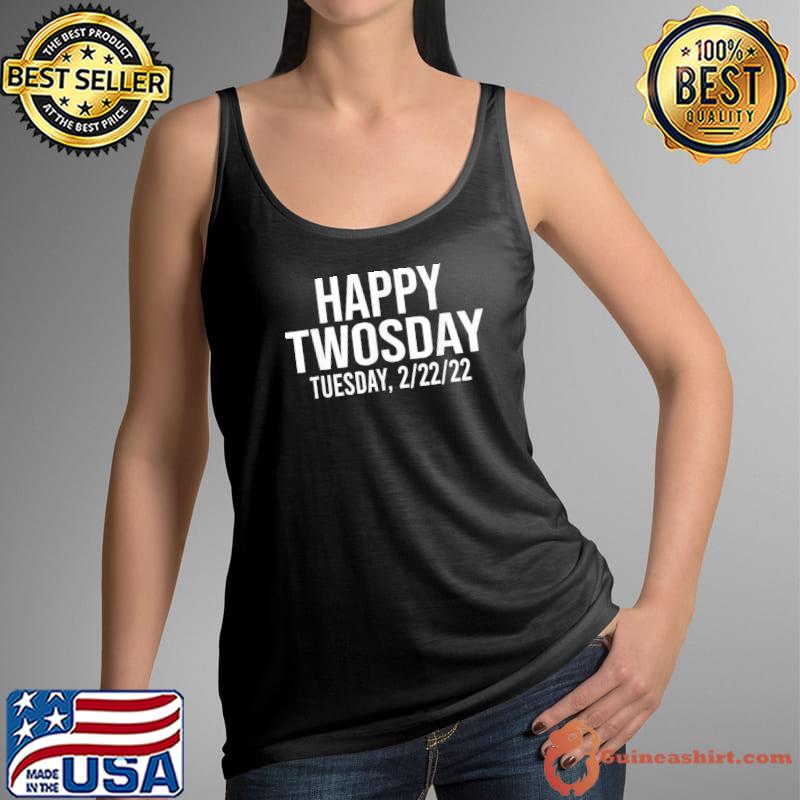 Official Twosday Tuesday February 22 2022 2-22-22 Math Teacher T-Shirt Tank Top