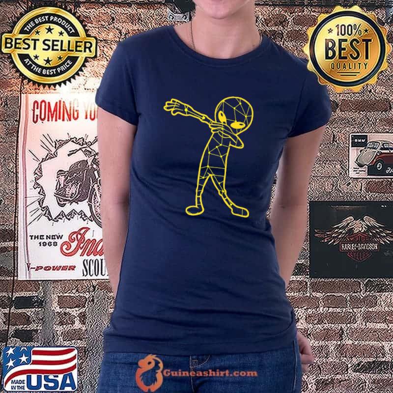 Original Constellation of Stars Dabbing Alien Design Sign of Zodiac Premium T-Shirt Ladiestee