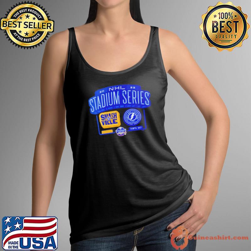 Original Nashville predators vs. tampa bay lightning 2022 nhl stadium series team matchup Tank Top