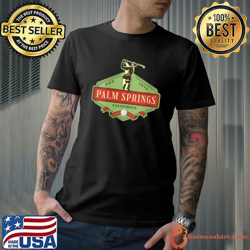 Palm Springs California Retro Vintage Golf Design Souvenir T-shirt