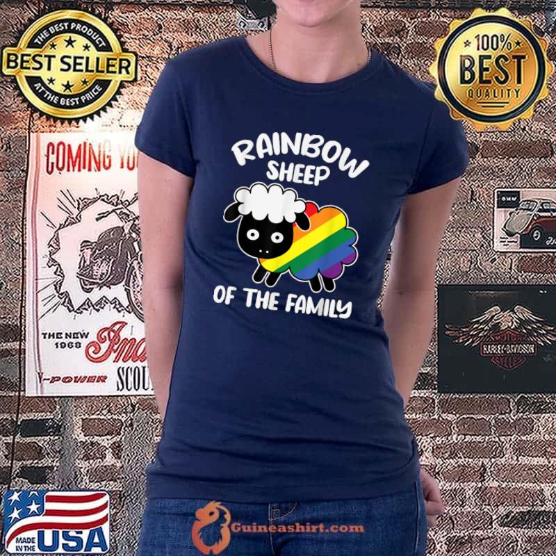 Rainbow Sheep of the Family - LGBTQ T-Shirt Ladiestee