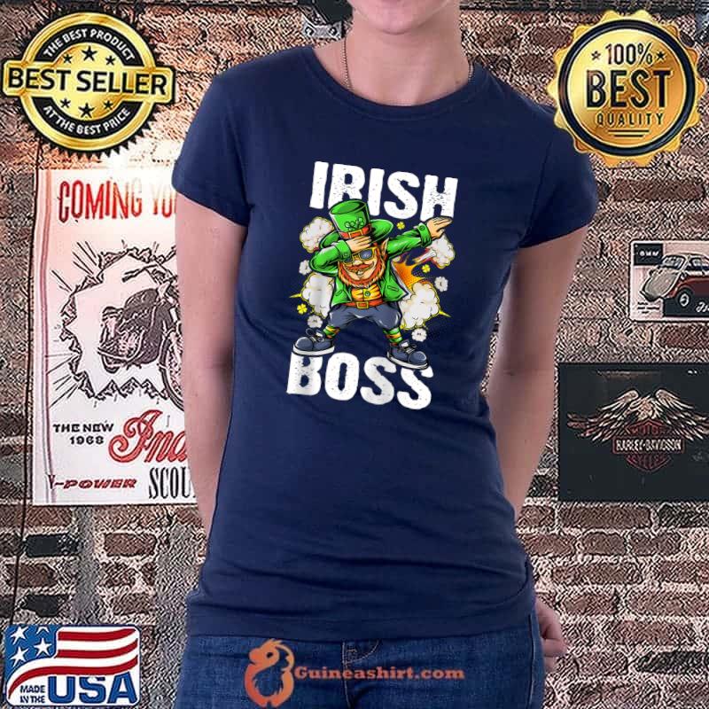 St Patricks Day Outfit for Toddler Boy, Dabbing Leprechaun Raglan Baseball T Shirt Ladiestee