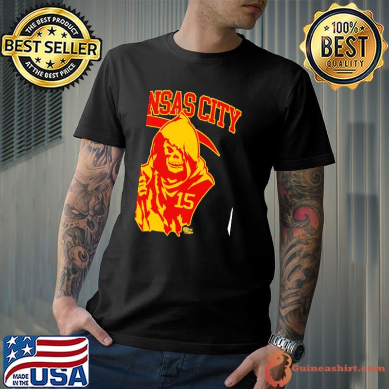 The Grim Reaper1, Fear The Reaper,Patrick Mahomes,KC Chiefs T-Shirt