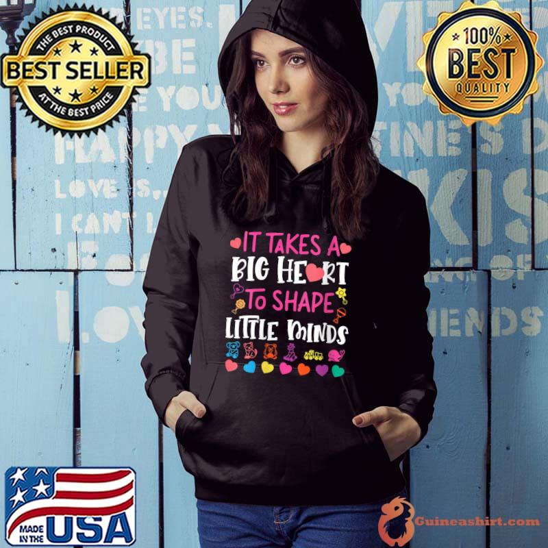 Top It Takes A Big Heart To Shape Little Minds Babysitter T-shirt