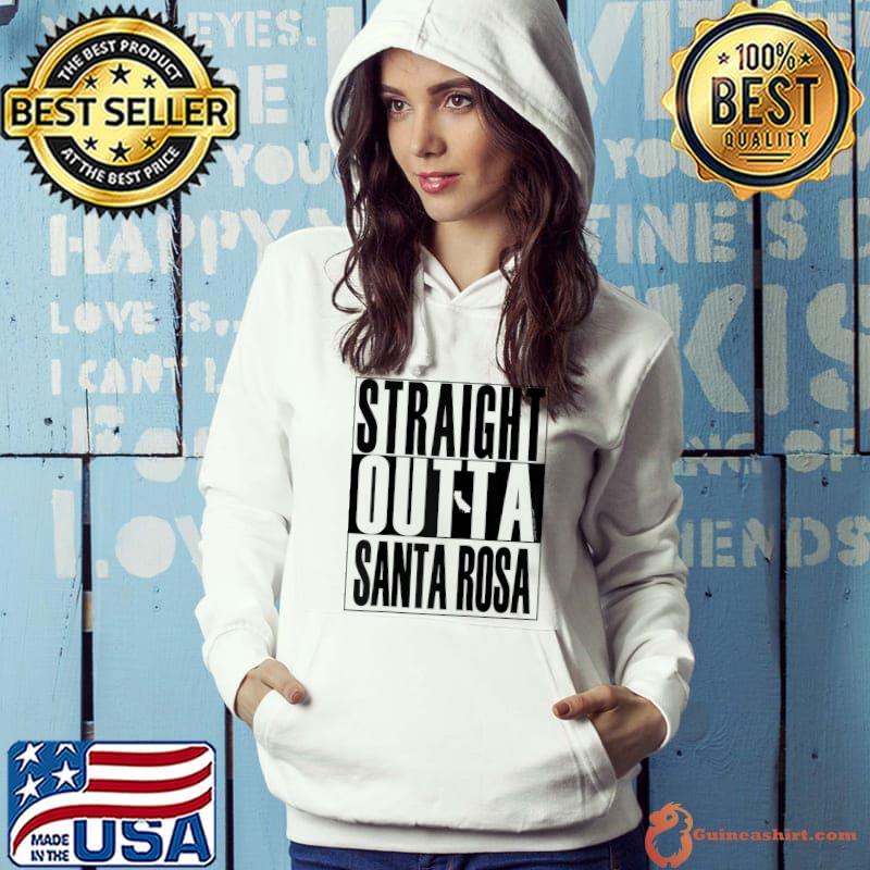 Top Straight Outta Santa Rosa by Merch Creation Studio T-shirt