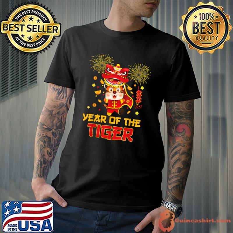 Year Of The Tiger Chinese New Year 2022 Kids Toddlers Family T-Shirt