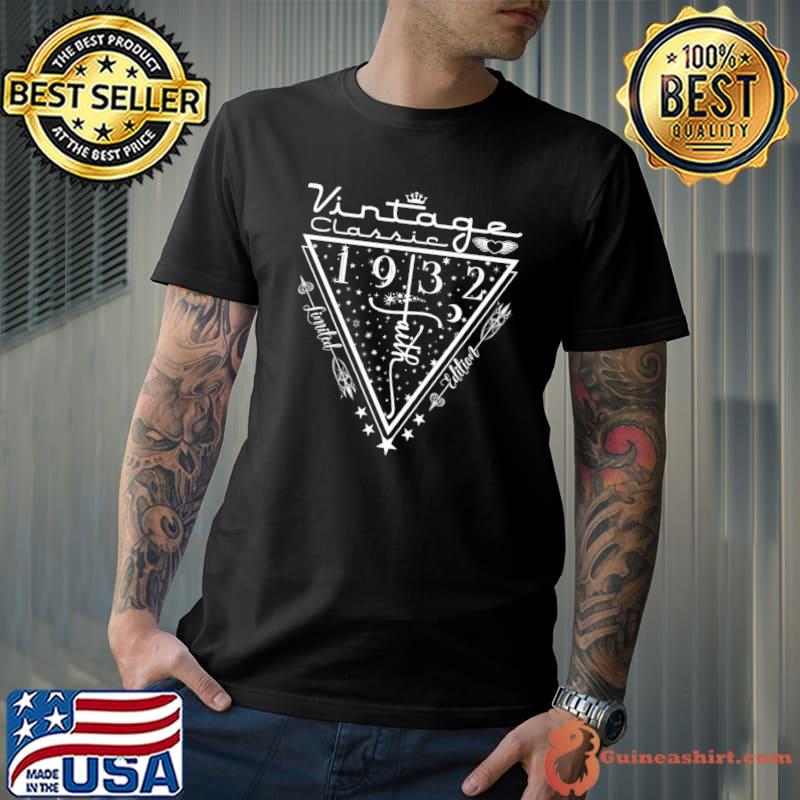 90th Birthday Christian Gifts Women Men Faith Vintage 1932 T-shirt