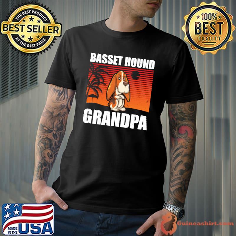 Basset Hound Grandpa Dog Owner Basset Hound T-Shirt