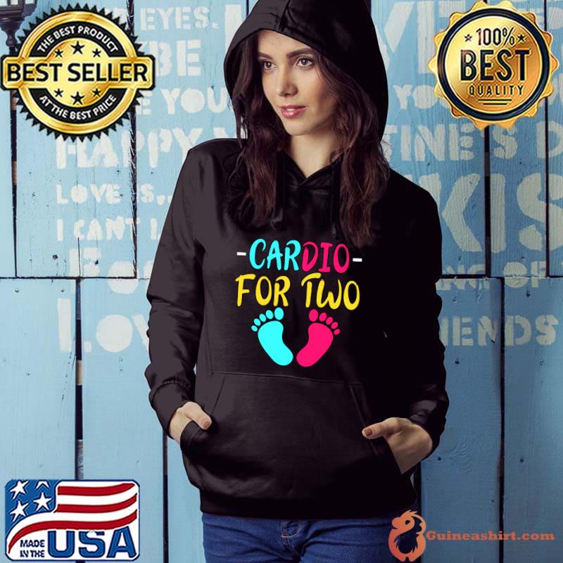 Cardio For Two Mom Dad Pregnancy Announcement T-shirt