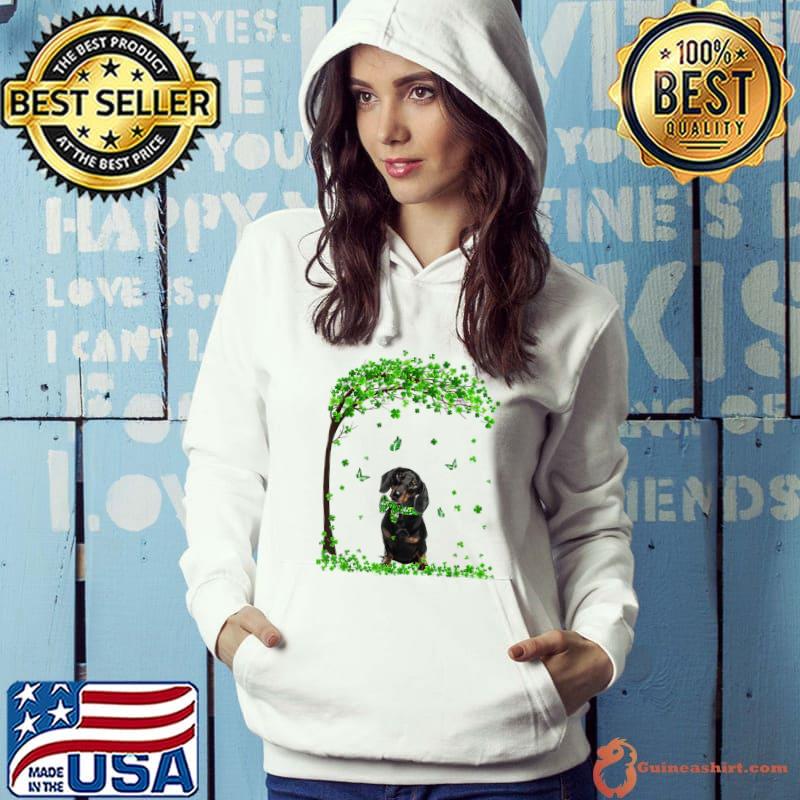 Dachshund St Patricks Day Lover Irish Shamrock Dog Loves T-Shirt